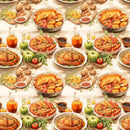 Thanksgiving Meal 4 Fabric - ineedfabric.com
