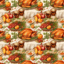 Thanksgiving Meal 9 Fabric - ineedfabric.com