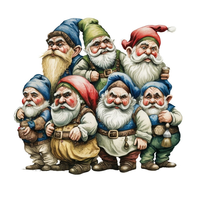 The 7 Dwarfs 3 Fabric Panel - ineedfabric.com