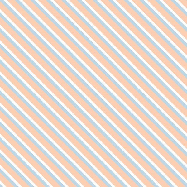 The Bees Knees Pink Double Stripes Fabric - ineedfabric.com