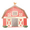 The Cutest Little Farm Barn Fabric Panel - ineedfabric.com