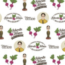 The Office Schrute Business Fabric - White - ineedfabric.com