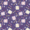 Thimble and Threads Fabric - Violet - ineedfabric.com