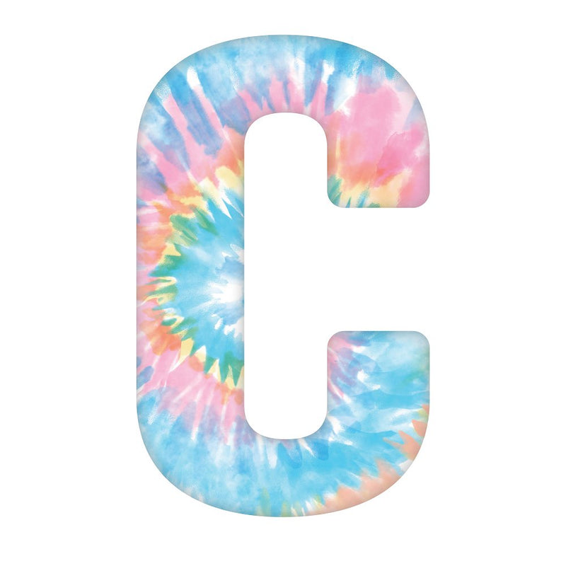 Tie-Dye Letter C Fabric Panel - ineedfabric.com