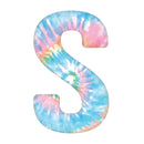 Tie-Dye Letter S Fabric Panel - ineedfabric.com