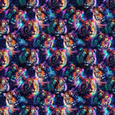 Tigers in The Galaxy Fabric - ineedfabric.com