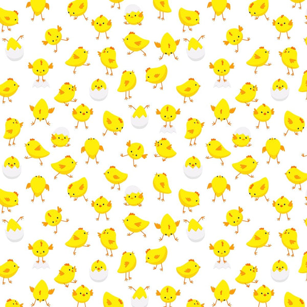 Tiny Chicks Fabric - ineedfabric.com
