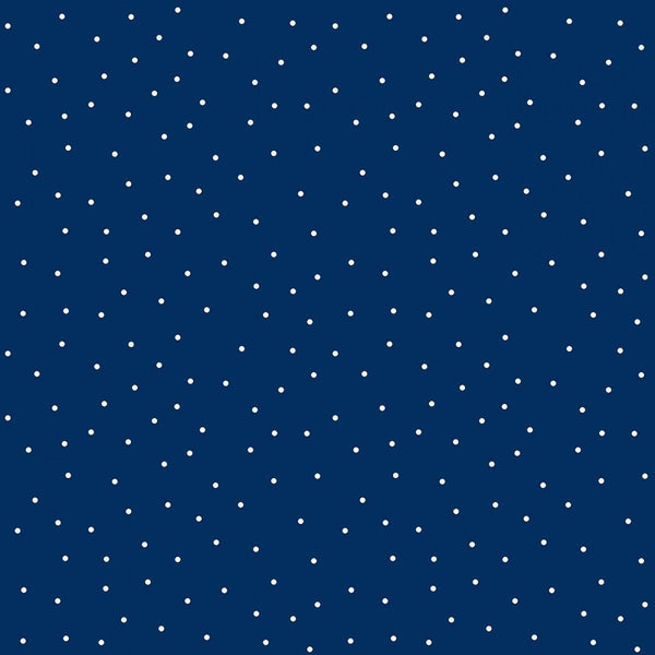 Tiny Dots Fabric - Navy - ineedfabric.com