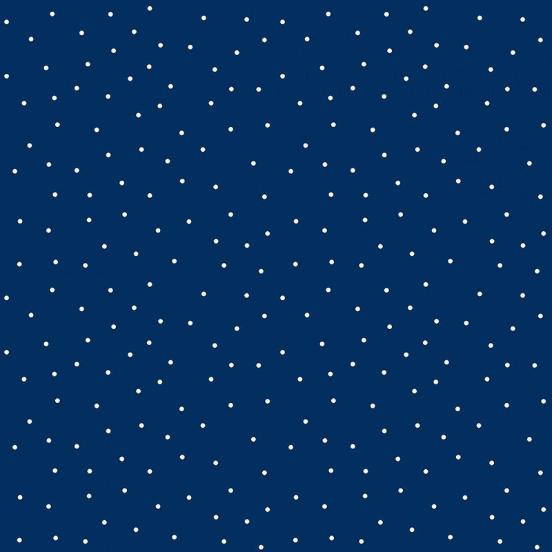Tiny Dots Fabric - Navy - ineedfabric.com
