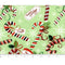 Tis the Season Candy Cane Fabric - Green - ineedfabric.com