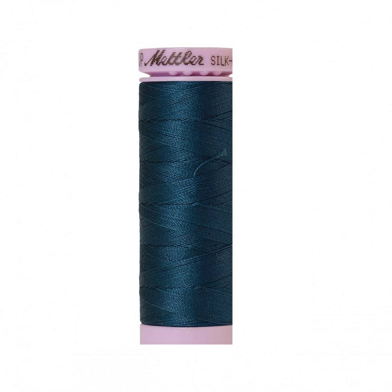 Titan Blue Silk-Finish 50wt Solid Cotton Thread - 164yd - ineedfabric.com