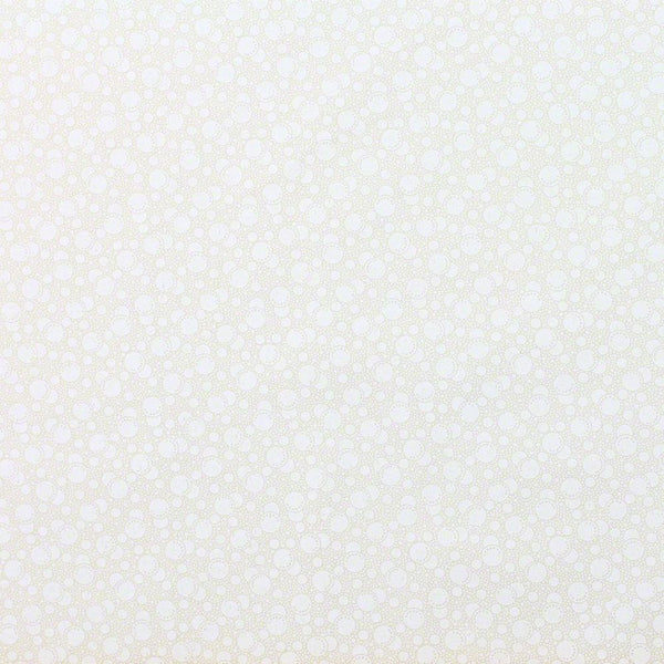 Tone on Tone, Bubbles, White on Tan Fabric - ineedfabric.com