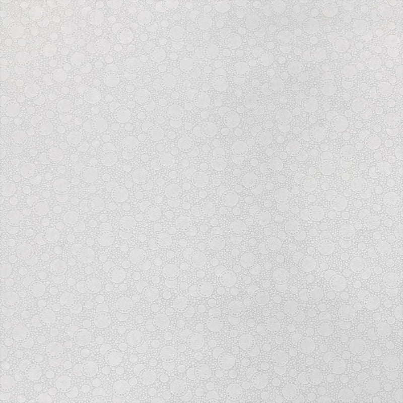 Tone on Tone, Bubbles, White on White Fabric - ineedfabric.com