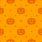 Tone on Tone Halloween Pumpkins Fabric - Orange - ineedfabric.com