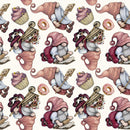 Tossed Baker Gnomes & Sweets 2 Fabric - ineedfabric.com