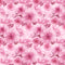 Tossed Cherry Sakura Flower Fabric - Pink - ineedfabric.com