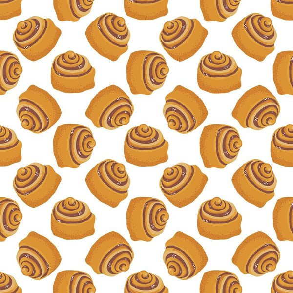 Tossed Cinnamon Rolls Fabric - ineedfabric.com