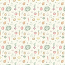 Tossed Fresh Vegetables In The Kitchen Fabric - ineedfabric.com