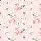 Tossed Peonies Fabric - Pink - ineedfabric.com