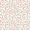 Tossed Retro Candy Cane Fabric - Cream - ineedfabric.com