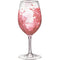 Tossed Rosé Wine Glass Fabric Panel - Variation 2 - ineedfabric.com