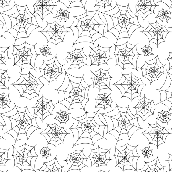 Tossed Spiderweb Fabric - ineedfabric.com