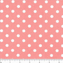 Treasures from the Attic, Medium Polka Dot Fabric - Pink - ineedfabric.com