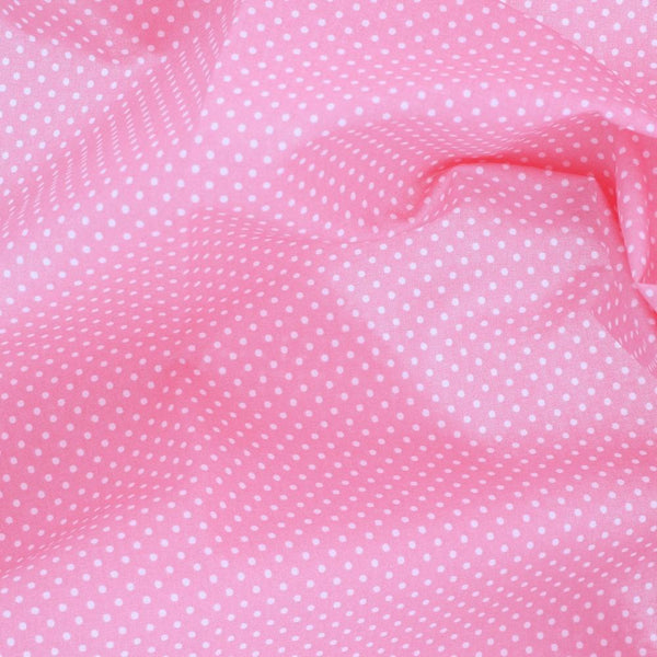 Treasures from the Attic, Small Polka Dot Fabric - Pink - ineedfabric.com