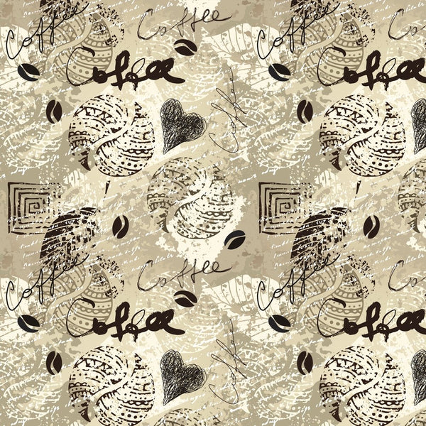 Trendy Coffee Fabric - Beige - ineedfabric.com