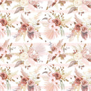 Trendy Florals, Floral Bouquet Fabric - Pink - ineedfabric.com