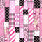 Trendy Patchwork Pattern 3 Fabric - ineedfabric.com