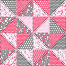 Triangle Patchwork Fabric - ineedfabric.com