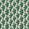 Tropical Love Leaves Fabric - Dark Green - ineedfabric.com