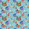 Tropical Party Elements Fabric - ineedfabric.com