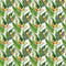 Tropical Strelitzia Flowers and Leaves Fabric - ineedfabric.com