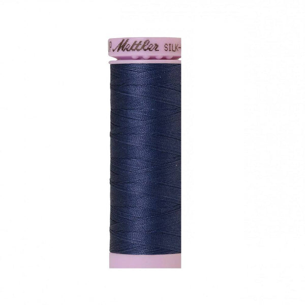 True Navy Silk-Finish 50wt Solid Cotton Thread - 164yd - ineedfabric.com