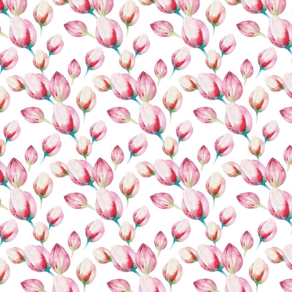 Tulip Field Fabric - Pink - ineedfabric.com