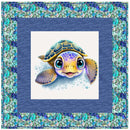 Turtle Swimming in the Lake Wall Hanging 42" x 42" - ineedfabric.com