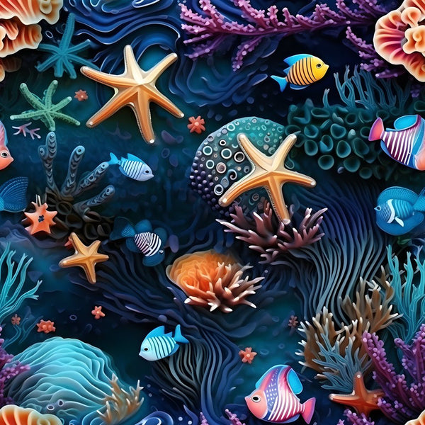 Under the Sea Pattern 10 Fabric - ineedfabric.com