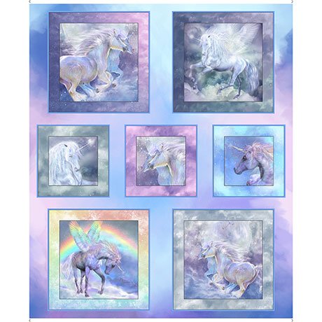 Unicorn Mystique Unicorn Fabric Panel - 36" - ineedfabric.com
