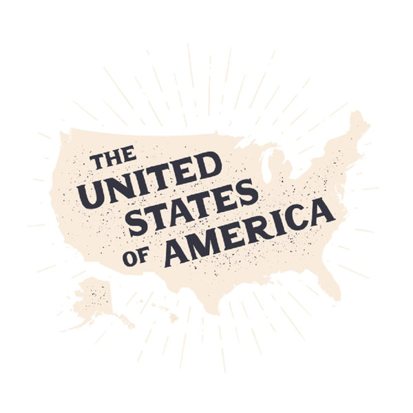 United States Of America Map Fabric Panel - ineedfabric.com