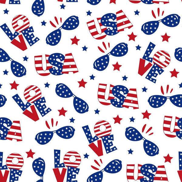 USA Sun Glasses Fabric - ineedfabric.com