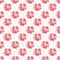 Valentine Bouquet on Vine Fabric - White - ineedfabric.com