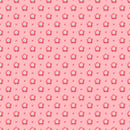 Valentine Flower & Hearts Fabric - ineedfabric.com