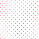 Valentine Hearts Fabric - White - ineedfabric.com