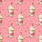 Valentines Coffee Main Fabric - Pink - ineedfabric.com