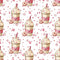 Valentines Coffee Main Fabric - White - ineedfabric.com