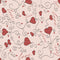 Valentine's Day Pattern 12 Fabric - ineedfabric.com