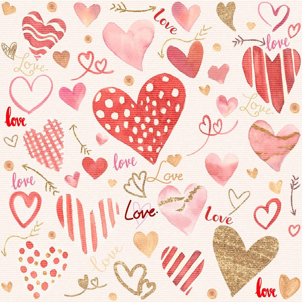 Valentine's Day Pattern 4 Fabric - ineedfabric.com