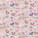 Valentine's Day Pattern 7 Fabric - ineedfabric.com